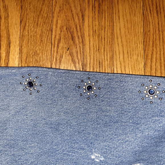 💥💥RE/DONE STUDDED 70S LOOSE FLARE💥💃😍 - Picture 10 of 11